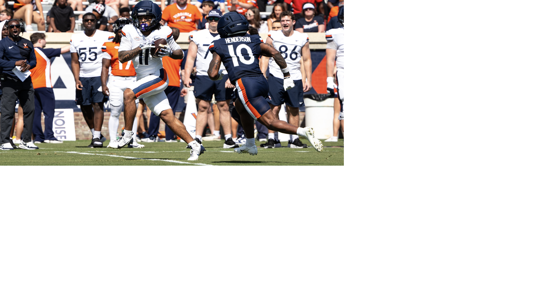 Virginia football to be without WR Rico Flores for opener vs. NC State