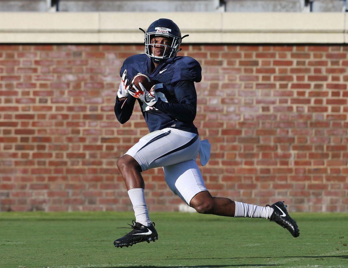 Virginia's Cross learning the fine details of the wide receiver