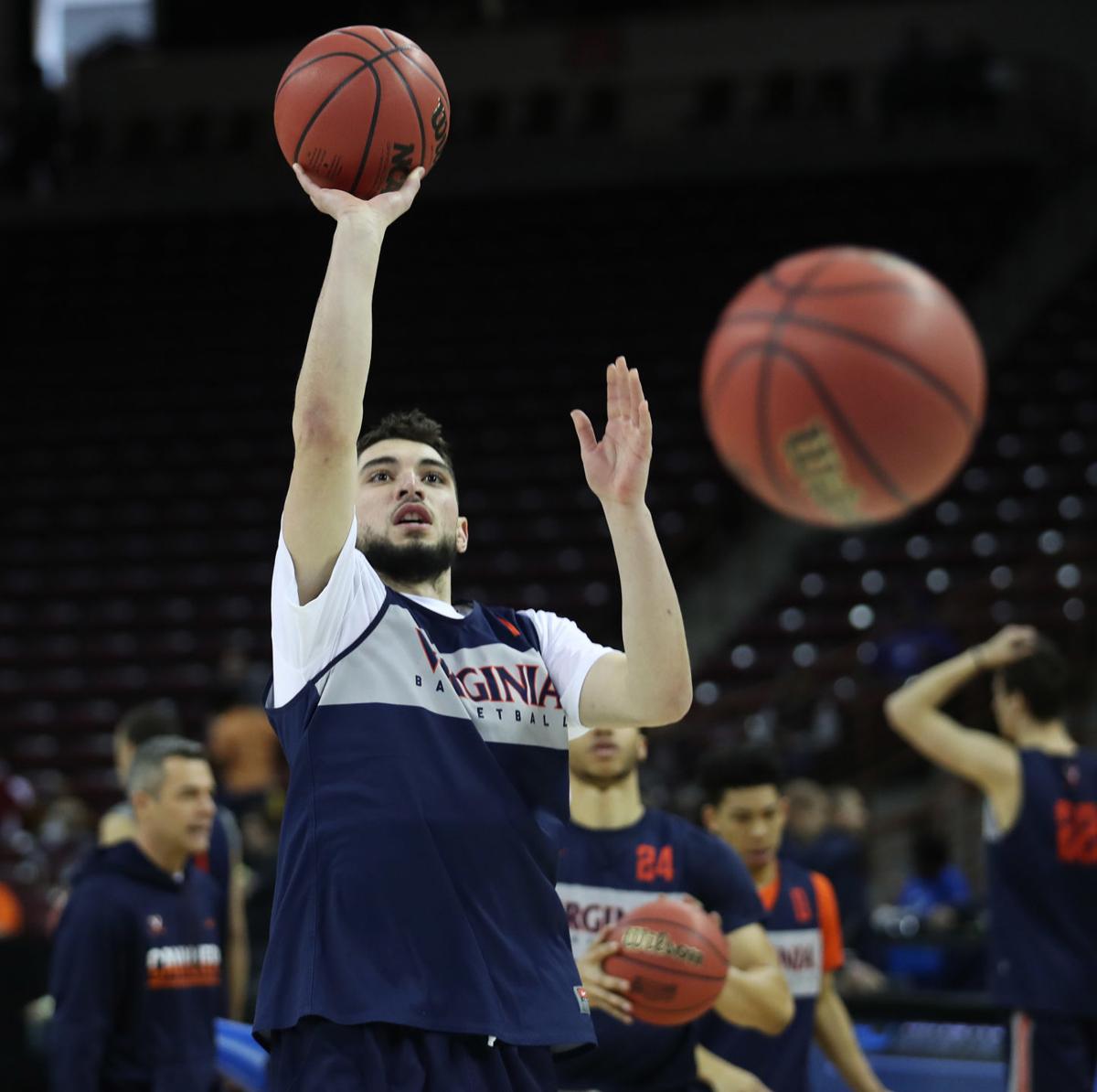 Photos Virginia Practices Ahead Of Gardner Webb Matchup In Ncaa