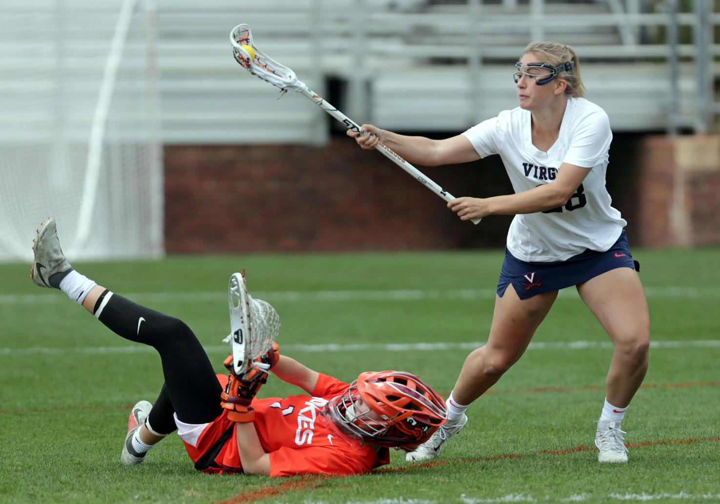Virginia women's lacrosse team uses late surge to rally past Virginia Tech