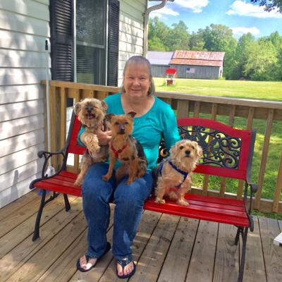 Pets and Their People: Cujo, Miles, Harley and Nancy Gruitt