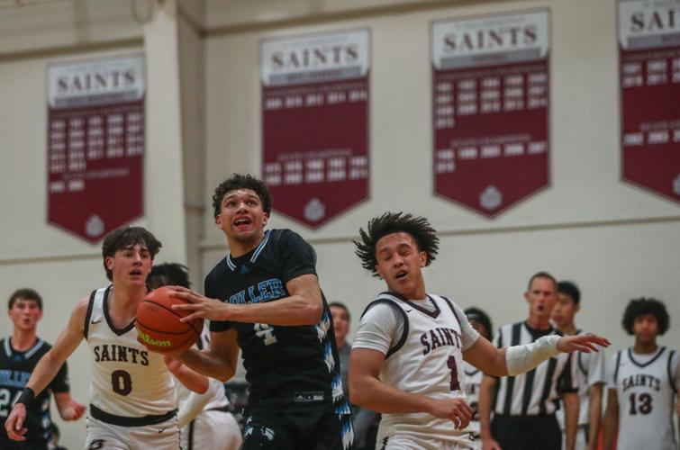 Photos St. Anne'sBelfield boys basketball team hosts Miller School