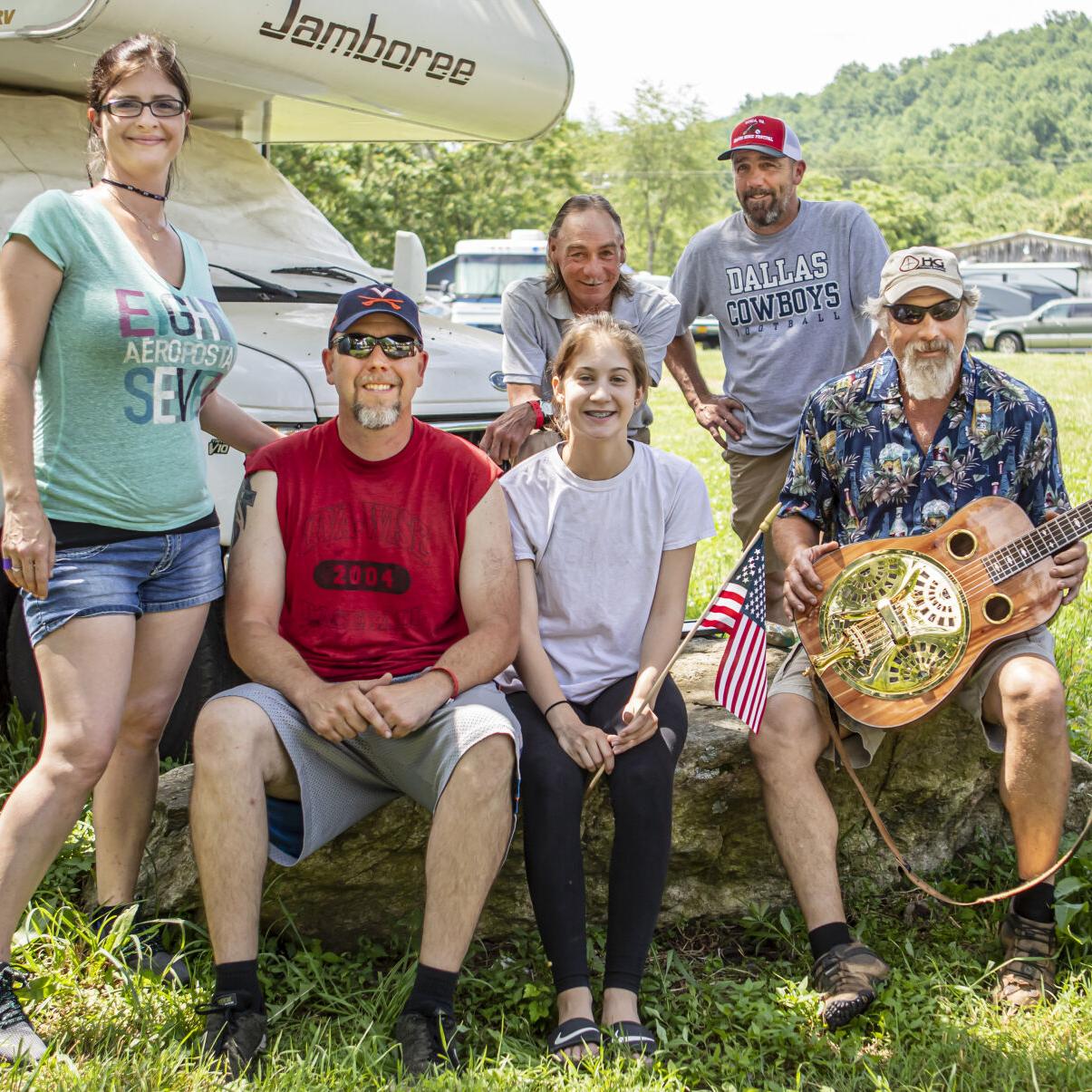 Bluegrass Pickers Jam Builds Chords And Community Music Dailyprogress Com Graves Mountain Bluegrass Festival 2022