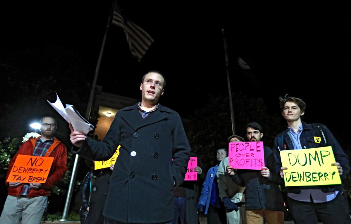 Dewberry protest