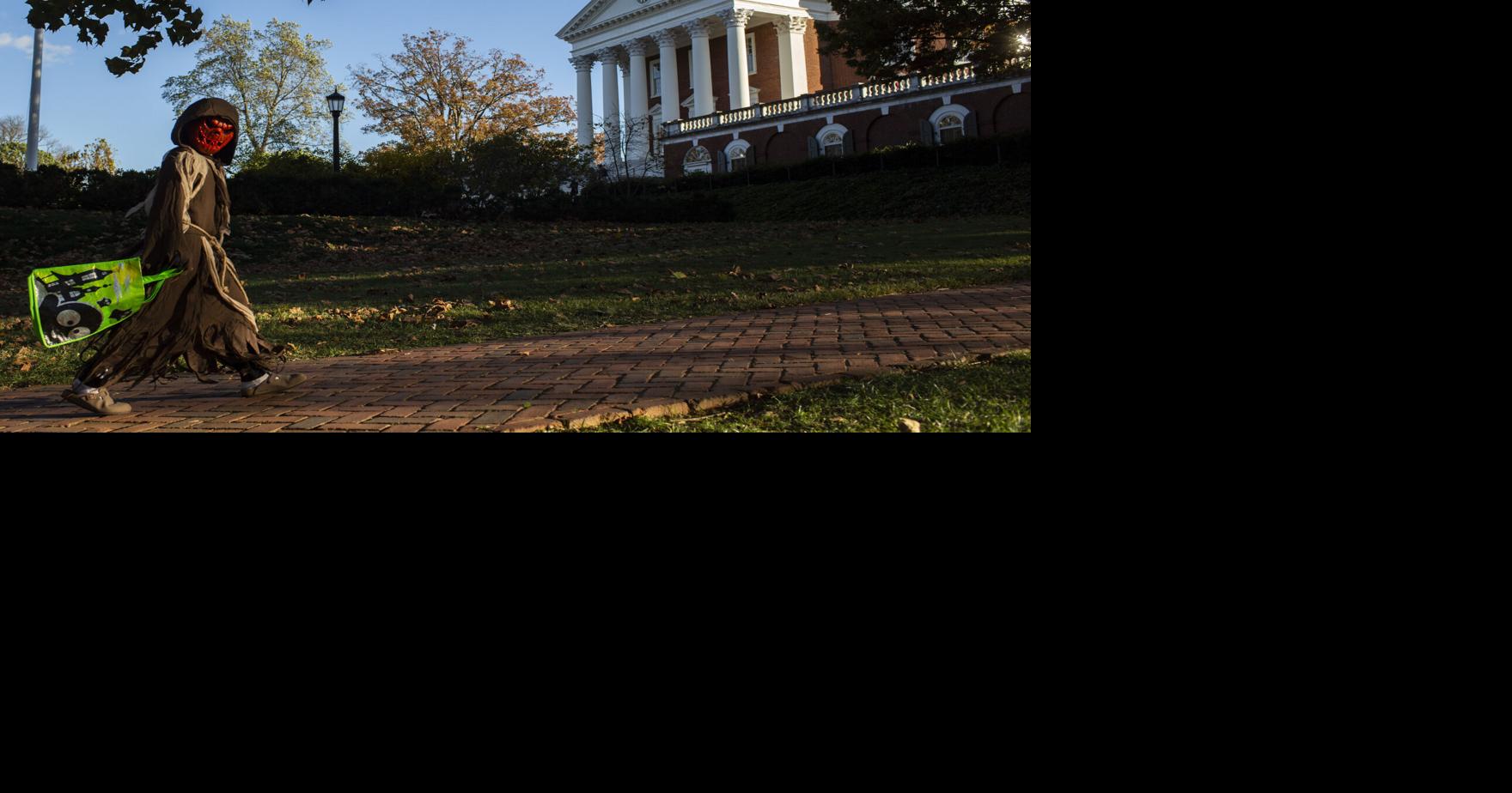 Photos: Hundreds of trick-or-treaters descend on UVa Lawn over Halloween