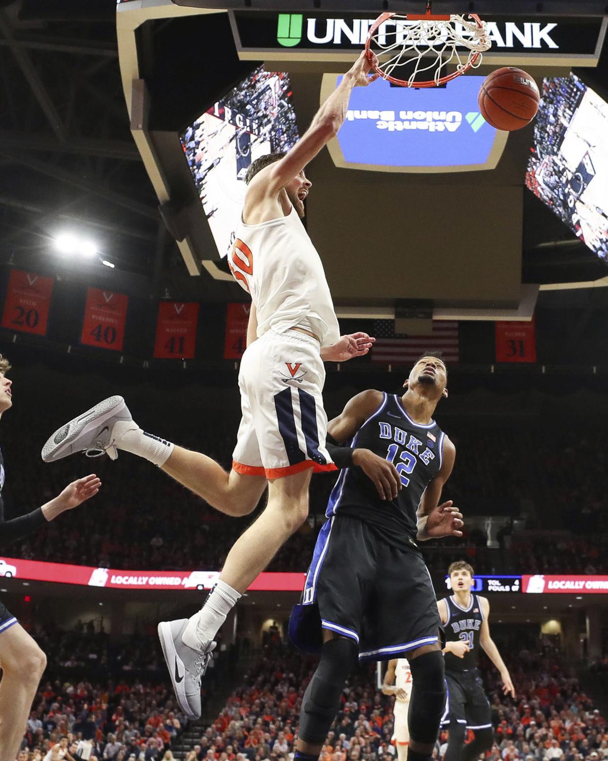 Jay Huff Narrowly Misses Triple Double As Virginia Beats No 7