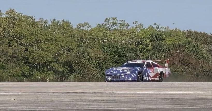 Martinsville-built car breaks stock car land speed record at 253 mph