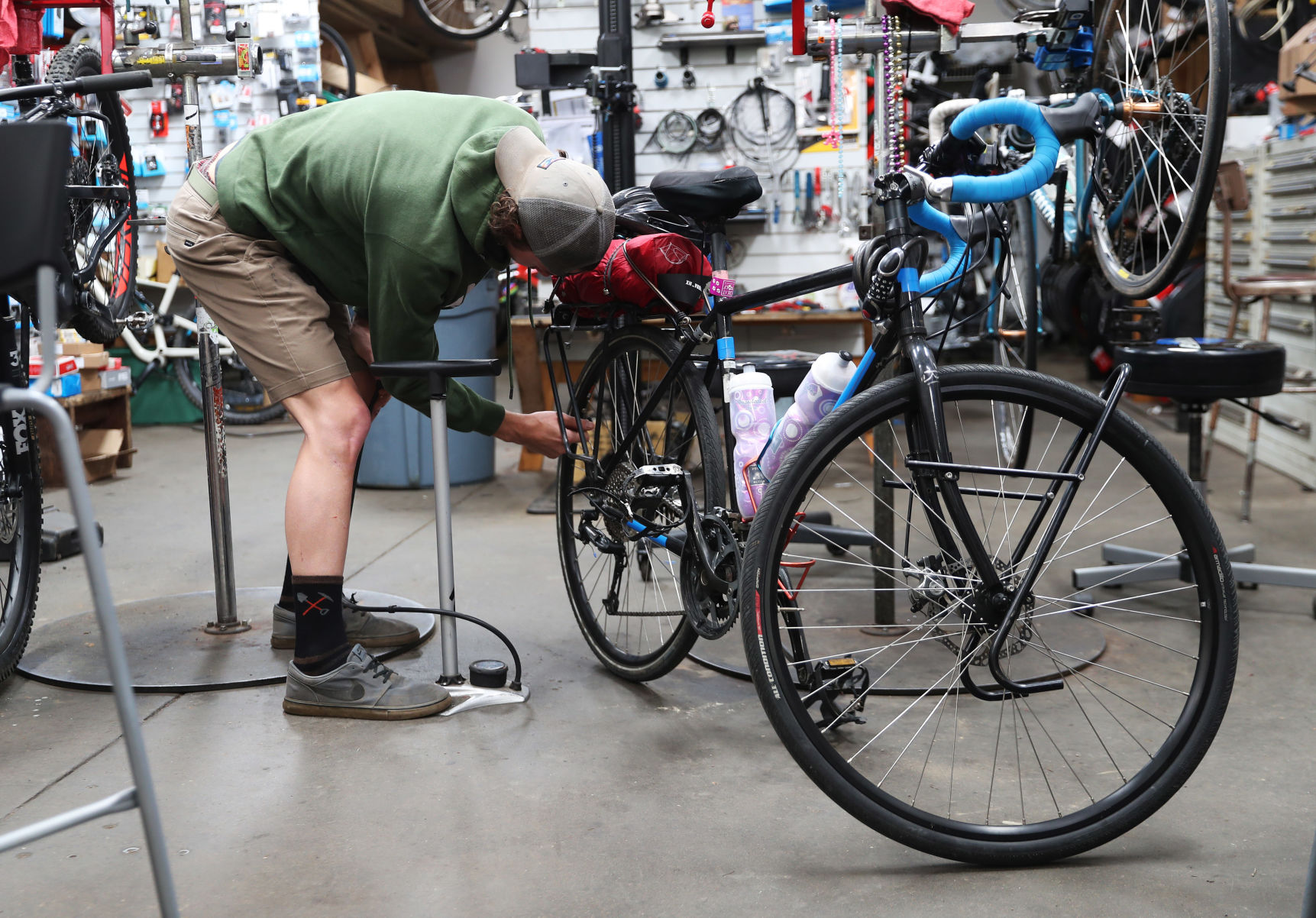 blue wheel bicycles