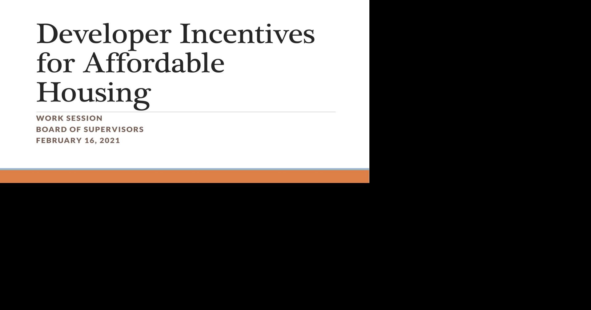 Albemarle considering optional affordable housing overlay zone