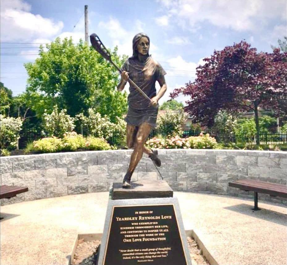 Yeardley Love statue unveiled at U.S. Lacrosse headquarters in Maryland