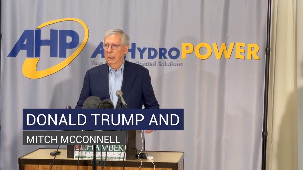 Donald Trump and Mitch McConnell’s ongoing feud