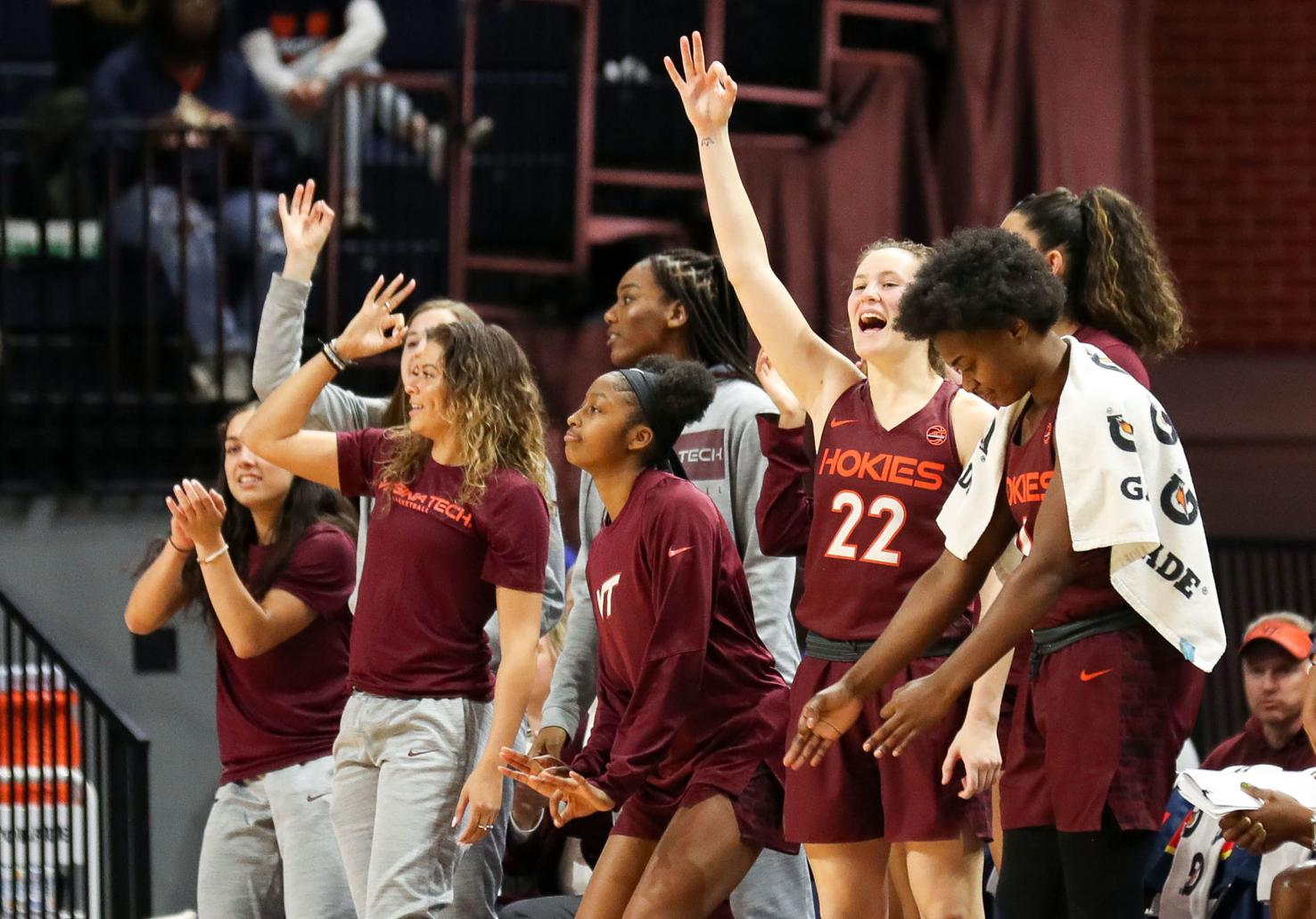 Photos Virginia Tech women's basketball team beats Virginia cavalier Insider