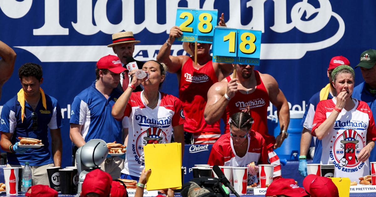 Betting controversy hits Nathan’s Hot Dog Eating Contest after score ...