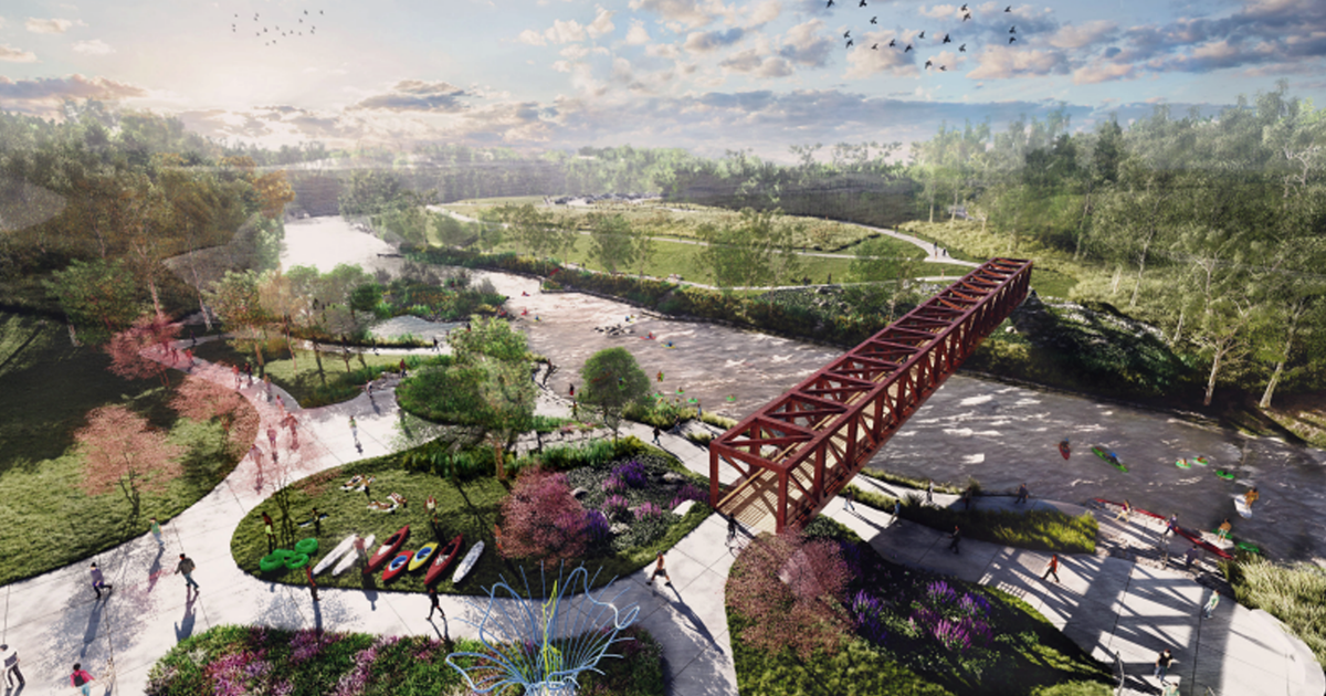 Virginia's first in-river whitewater park in the works