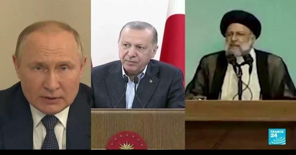 Putin heads to Tehran for talks with leaders of Iran, Turkey