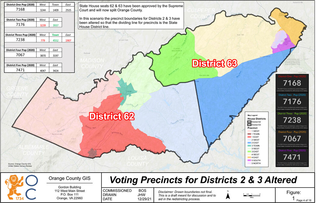 Supervisors propose revised District 2, 3 voting precincts