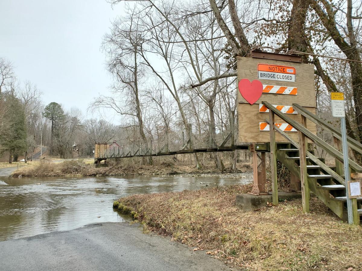 Lindsay Lane bridge - Valentines Day