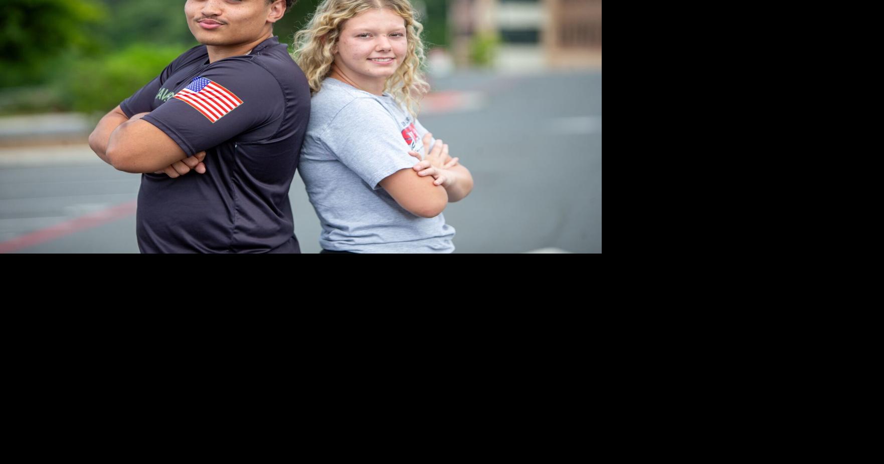 Staunton High wrestlers Caylaih Chandler and Sirius Salisbury are headed ...
