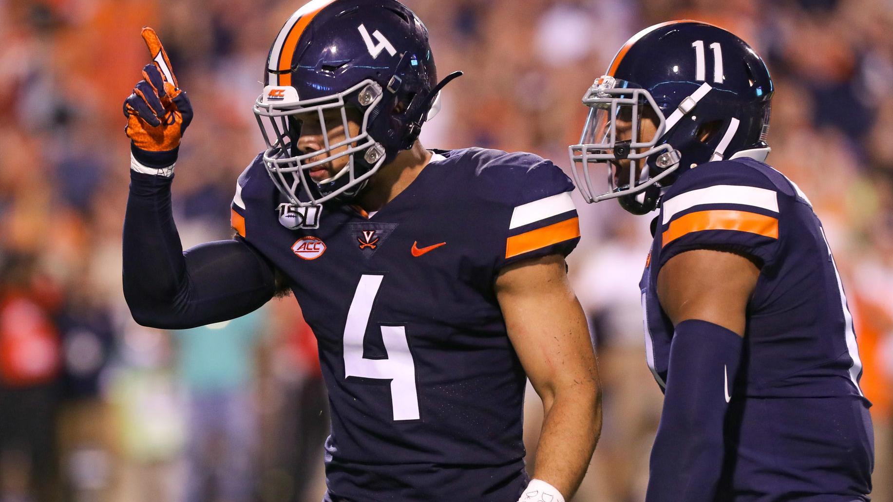 Virginia Football Team Has Record 10 Players On All Acc Academic