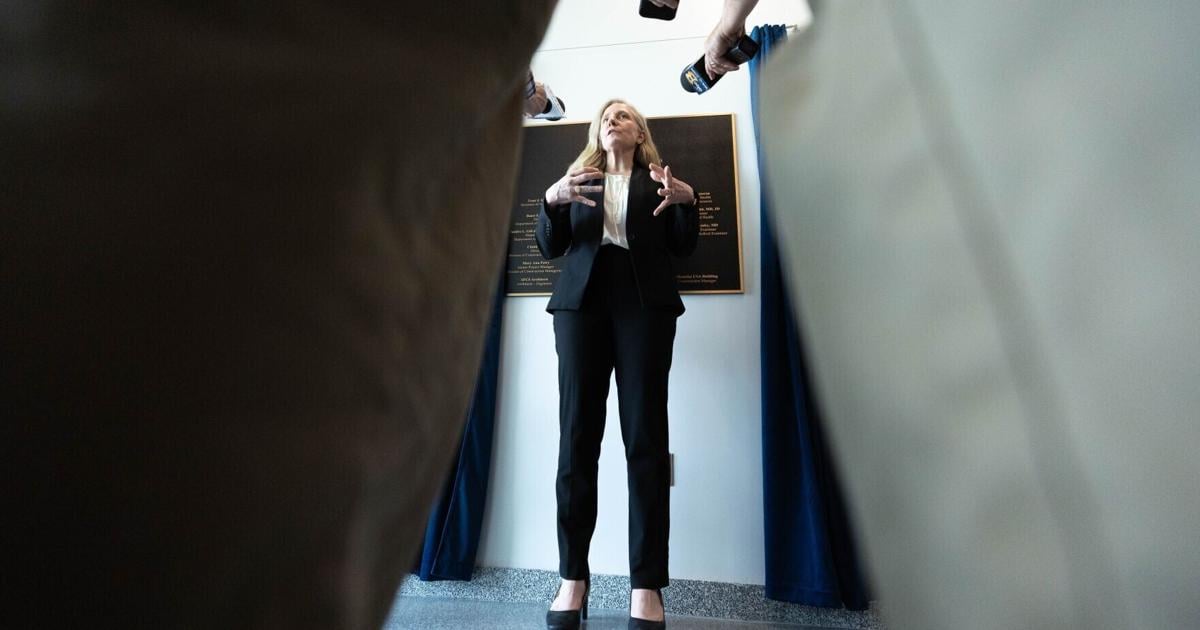 Virginia wird einen Haushalt haben, sagt Spanberger bei der Einweihung des ...