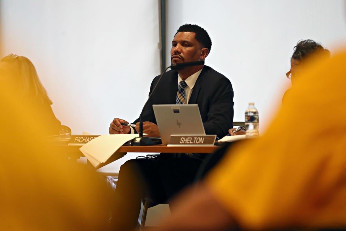 Tarron Richardson at budget work session