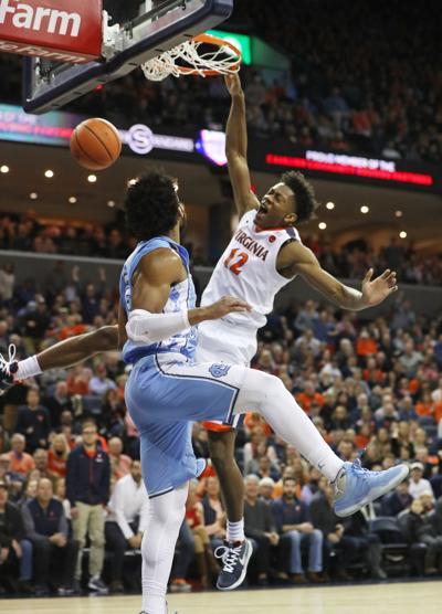 No 8 Virginia Dunks No 12 Unc Moves To 3 0 In Acc Cavalier