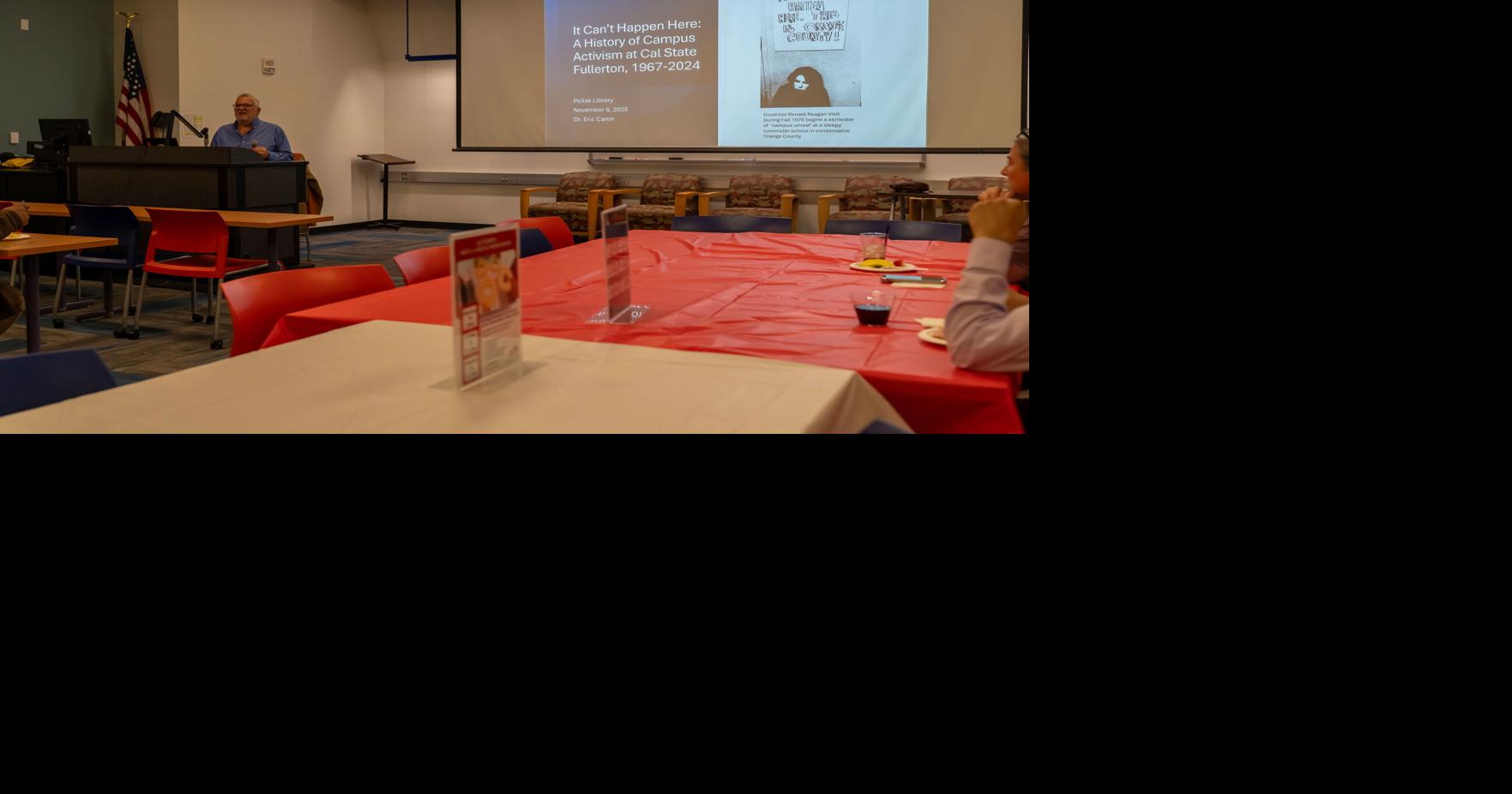 CSUF professor talks on-campus activism history | News | dailytitan.com