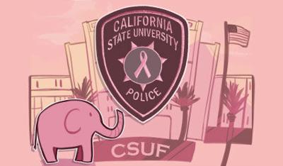 Csuf University Police To Participate In The Pink Patch Project For Breast Cancer Awareness Month Campus News Dailytitan Com