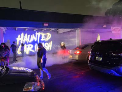 haunted car wash photo