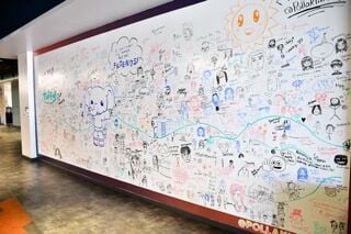 CSUF Pollak Library cultivates creativity with new whiteboard wall