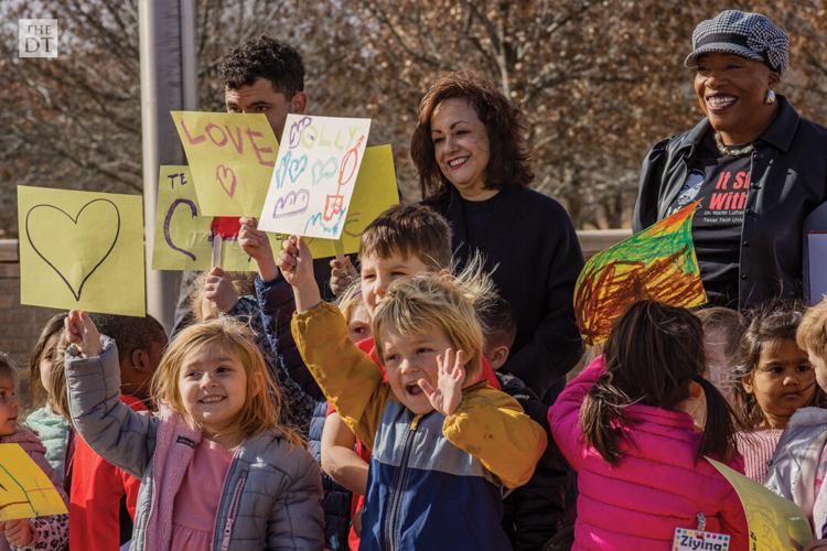 Love and kindess is shared with posters created by children