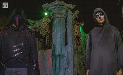 Haunted characters at Nightmare on 19th