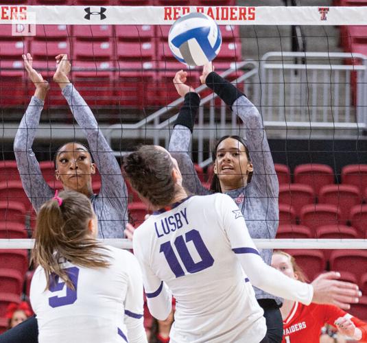 The Texas Tech volleyball team defeats Texas Christian University
