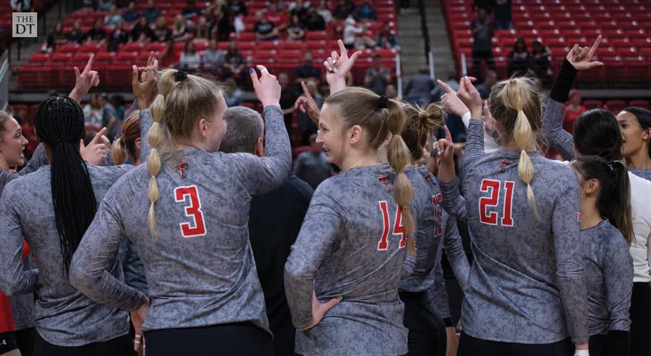 The Texas Tech volleyball team defeats Texas Christian University Gallery