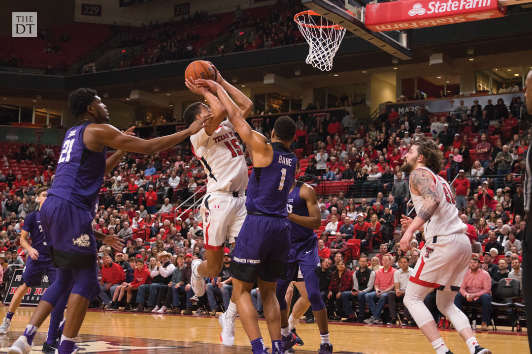 Texas Tech Men's Basketball defeats Texas Christian University, 88-42.