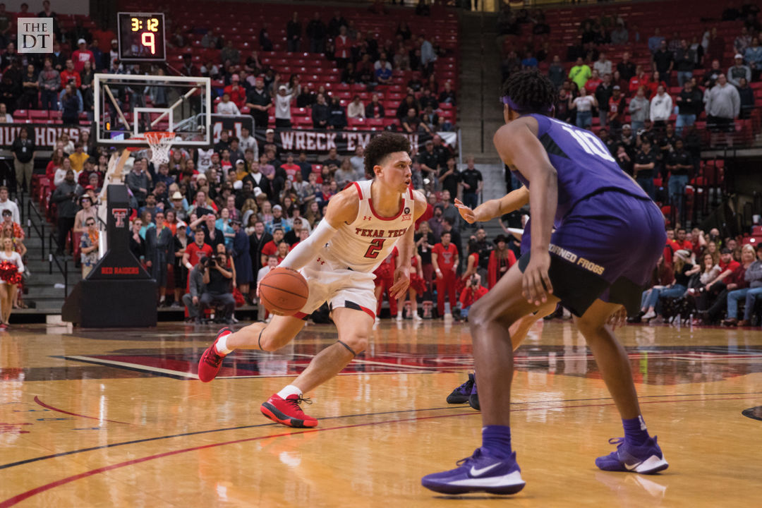 Texas Tech Men's Basketball defeats Texas Christian University, 88-42.