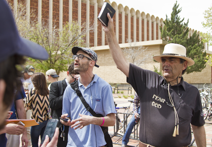Brother Jed Smock visits Texas Tech Gallery