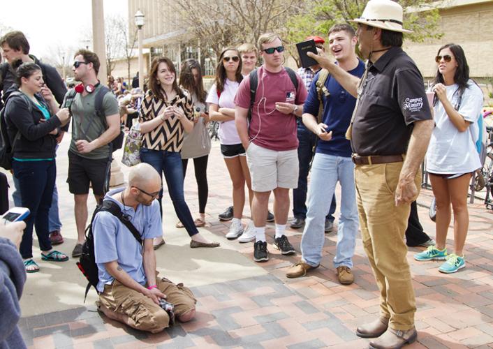 Brother Jed Smock visits Texas Tech Gallery
