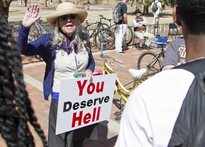 Brother Jed Smock visits Texas Tech Gallery