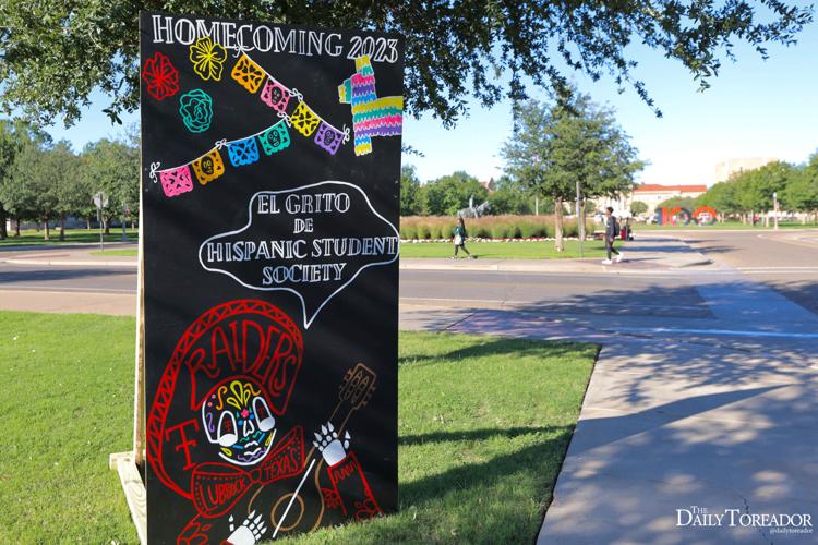 banners celebrate Texas Tech traditions