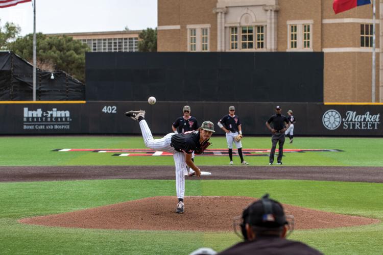 Morris pitching for Tech