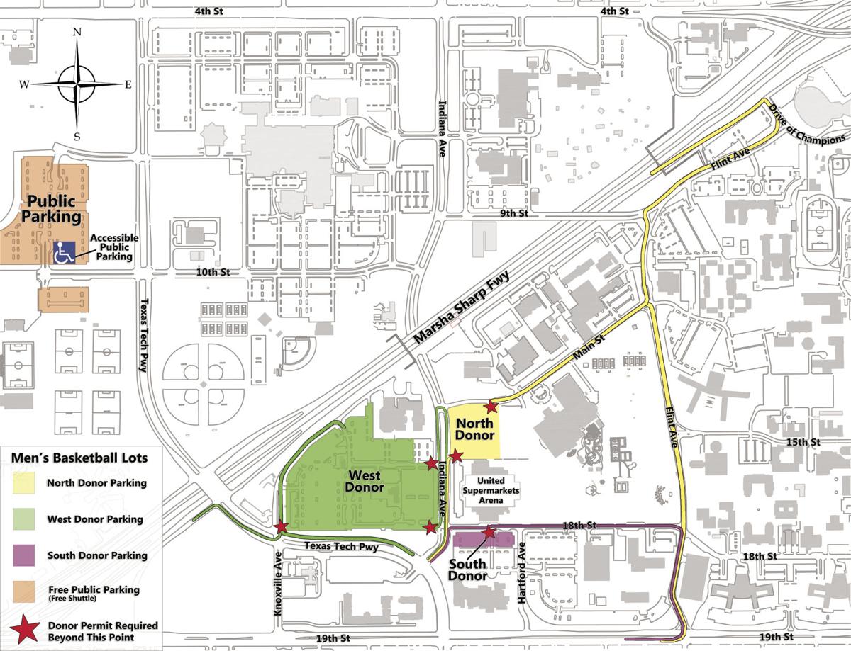 texas tech parking map Basketball Season Affects Tech Parking News Dailytoreador Com texas tech parking map