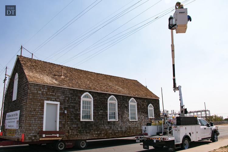 Spur Ranch Church's transportation to National Ranching Heritage Center