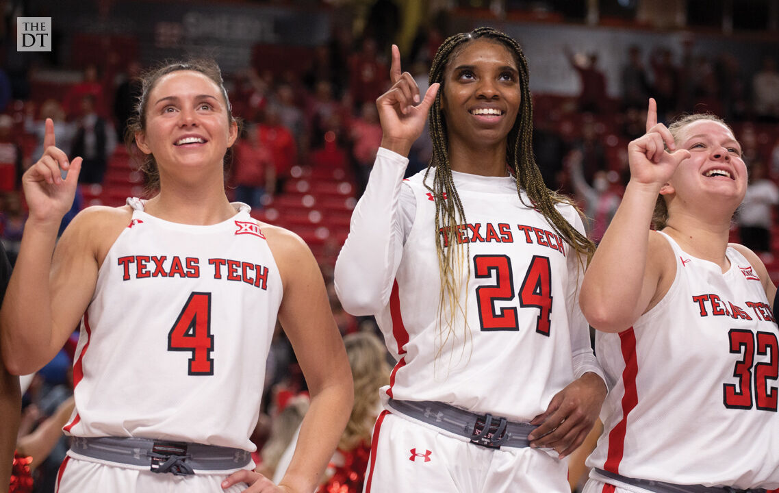 Lady Raiders get their guns up for "The Matador Song"