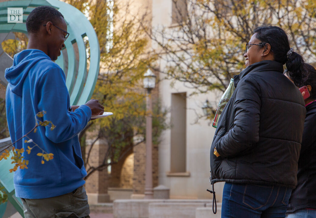 Students make new friends