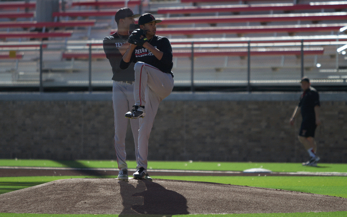 Texas Tech coaches explain physics of pitching Baseball