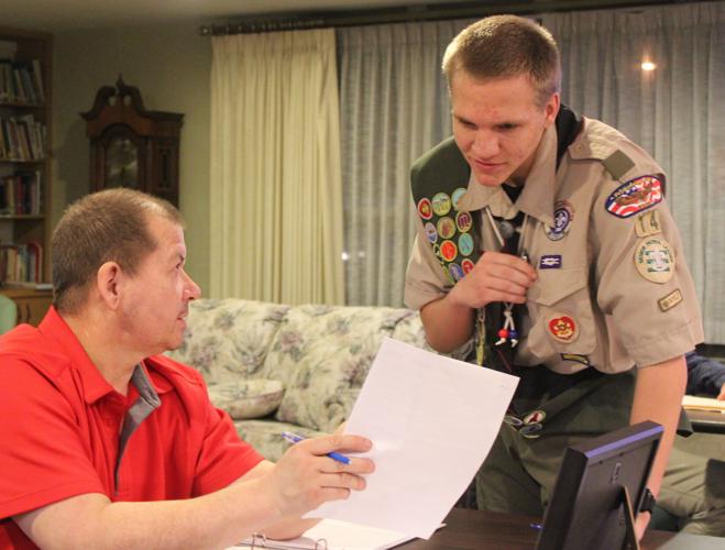 Todd Majeres, Boy Scout Troop 14, Palmyra, earns highest Boy Scout honor