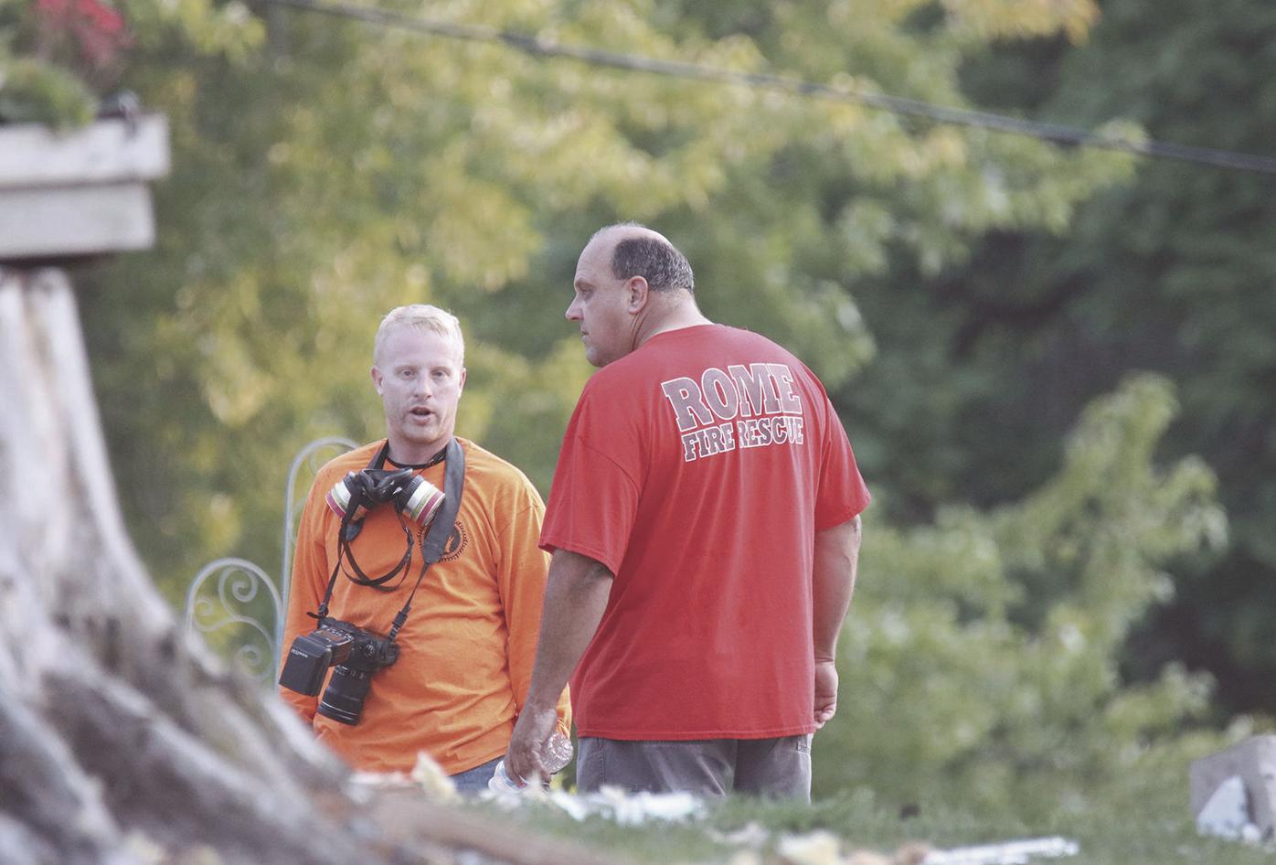 VIDEO OF ROME EXPLOSION Crews continue to sift through debris