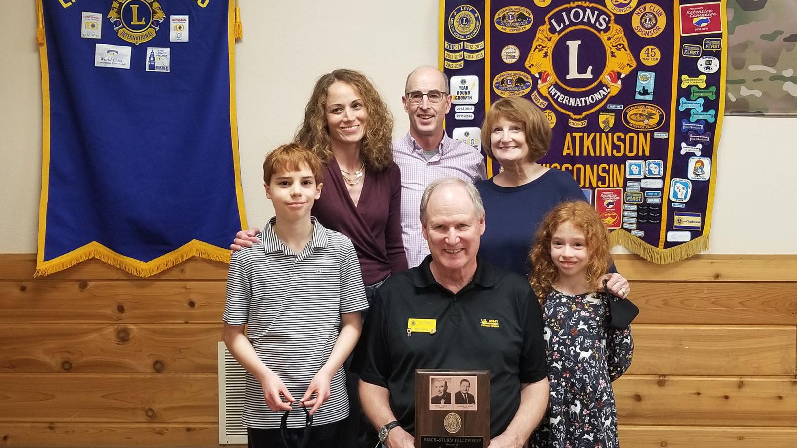 Fort Lions present Buell with Birch Sturm Fellowship - Vimarsana News