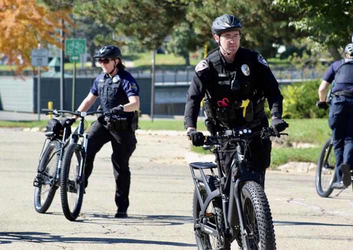 Photos: Police practice bicycle-skills Tuesday afternoon | News ...